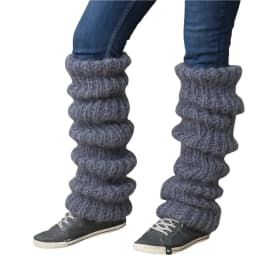 Women Mohair Leg Warmers Winter Warm Open Toe Leg Warmers for Party Sports Casual Socks