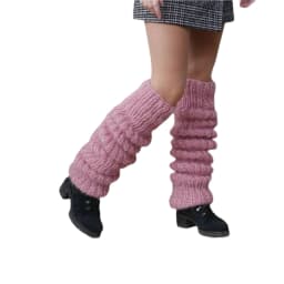 Women Mohair Leg Warmers Winter Warm Open Toe Leg Warmers for Party Sports Casual Socks