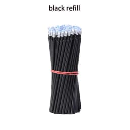 30/50/100Pcs/Lot 0.5mm Gel Pen Erasable Pen Refill Rod Set Blue Black Ink Shool Washable Handle Writing Stationery Supplies