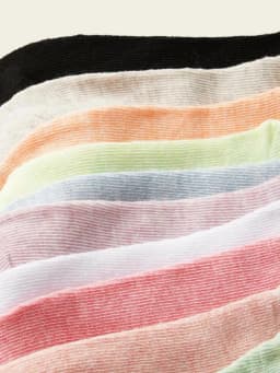 10/20 Pairs Women' s Candy Colors Ankle Socks Invisible Black And White Breathable Sports Socks For Ladies Girls