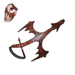 Hot Leather Dragon Glove Gift Braided Retro Bracelet Wristband Wrap Adjustable Hand Dragon Mittens Men