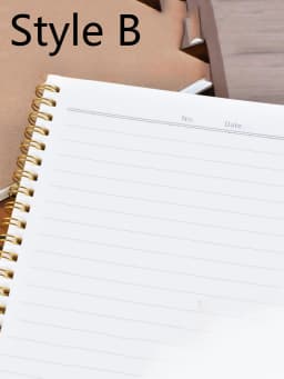 A5 Coil Notebook Lined Dots Blank Grid Paper Journal Book For School Office Supplies Stationery