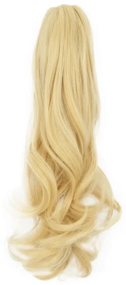 Women Blonde Ponytail Wig Princess Wig Pigtail Wig Halloween Costume Anime Cosplay Wig Synthetic Hair Girls Party