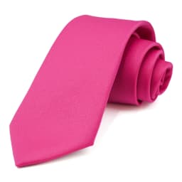 EASTEPIC 8 cm Sage Green Quality Polyester Tie for Men Classic Neckwear Men's Accessory Solid Color Hot Pink Business Conference