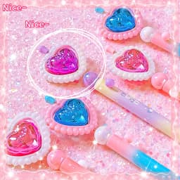 pretty stationery items back to school Writing pens heart love gel pens Elegant pens Kawaii Stationery supplies cute pens