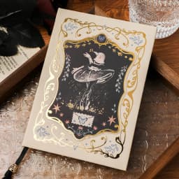Retro Notebook Classic Design Gothic Series Color Page Illustration Hardcover Diary Young Rrtists Notepad