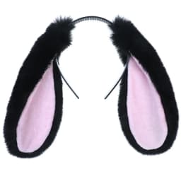 Funny Upright or Lop-ear Plush Bunny Ear Hair Hoops Women Girl Headband Cosplay Costume Accessories Party Headgear for Christmas