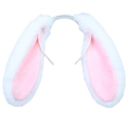 Funny Upright or Lop-ear Plush Bunny Ear Hair Hoops Women Girl Headband Cosplay Costume Accessories Party Headgear for Christmas