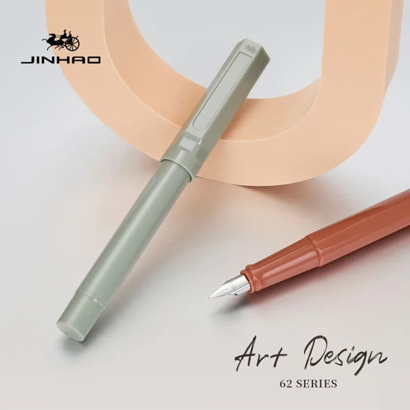 Jinhao 62 Fountain Pen Luxury Elegant Calligraphy Writing ink Pens F EF Nib Pen beginner Office School Supplies Stationery