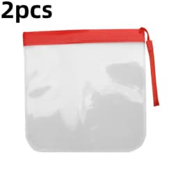 1/2/4pcs Luggage Transparent Travel Use Leakproof Flight Make Up Waterproof For Women Reusable Airport Security Storage bag
