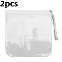 1/2/4pcs Luggage Transparent Travel Use Leakproof Flight Make Up Waterproof For Women Reusable Airport Security Storage bag