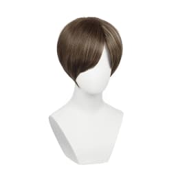 Cosplay Movie Leon Scott Kennedy Women Men Hair for Kennedy Cosplay Wig Short Straight Dark Brown Anime Party Halloween Costume