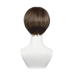 Cosplay Movie Leon Scott Kennedy Women Men Hair for Kennedy Cosplay Wig Short Straight Dark Brown Anime Party Halloween Costume
