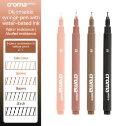 Pigment Liner Pigma Pen 0.1mm/0.03mm/0.05mm/0.5mm/1mm Different Tip Black Fineliner for Sketching Drawing Micron Ink Marker Pen