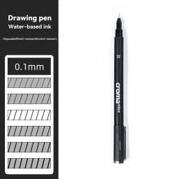 Pigment Liner Pigma Pen 0.1mm/0.03mm/0.05mm/0.5mm/1mm Different Tip Black Fineliner for Sketching Drawing Micron Ink Marker Pen