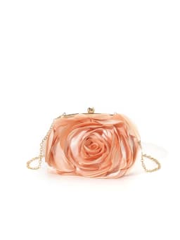Vintage Evening Bag Rose Flower Bride Small Clutch Purse For Dress Party Handbag Wedding Wallet Women Floral Chain Lady Clutches