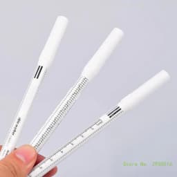 10x Skin Marker Waterproof Positioning Pen White Surgical Skin Marker Eyebrow Makeup Pen Makeup Position Mark Tools