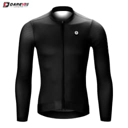 DAREVIE Cycling Jersey Long Sleeve Pro Aero Small Size 3D Bubble Mesh Cycling Jersey Men Women Breathable Man Cycling Maillot