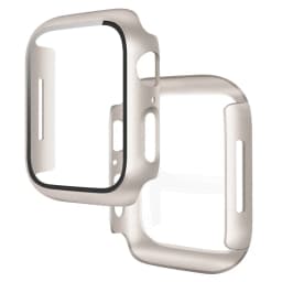 Tempered Glass+Cover For Apple Watch 11 10 9 8 7 46mm 42mm PC Bumper Screen Protector Case iWatch Series 7 6 5 4 SE3 44 40 45mm