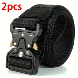 1Pc/2Pcs Versatile Men's Tactical Belts-Durable, Adjustable Design-For Outdoor Sports Enthusiasts,Pair with Jeans,For Men Women
