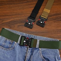 1Pc/2Pcs Versatile Men's Tactical Belts-Durable, Adjustable Design-For Outdoor Sports Enthusiasts,Pair with Jeans,For Men Women