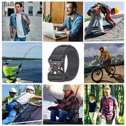 1Pc/2Pcs Versatile Men's Tactical Belts-Durable, Adjustable Design-For Outdoor Sports Enthusiasts,Pair with Jeans,For Men Women