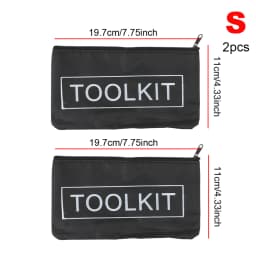 Multi-function Portable Bag Hardware Toolkits Small Tool Bag Waterproof Organizer High Quality Zipper Canvas Oxford Storage Bags