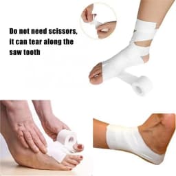 12.5/25/50mm/Roll Medical Waterproof Cotton Premium Adhesive Tape Sport Binding Physio Muscle Elastic Bandage Strain Injury Tape