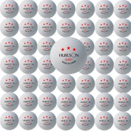 New Huieson 3 Star 20~100 PCS ABS 40+ Material Professional Table Tennis Balls TTF Table Tennis Ping Pong Balls For Competition