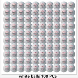 New Huieson 3 Star 20~100 PCS ABS 40+ Material Professional Table Tennis Balls TTF Table Tennis Ping Pong Balls For Competition