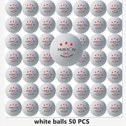 New Huieson 3 Star 20~100 PCS ABS 40+ Material Professional Table Tennis Balls TTF Table Tennis Ping Pong Balls For Competition