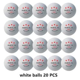 New Huieson 3 Star 20~100 PCS ABS 40+ Material Professional Table Tennis Balls TTF Table Tennis Ping Pong Balls For Competition