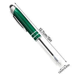 3-in-1 Multi-function Metal Capacitive Pen Portable Ballpoint Pen Outdoor Tool Pen With Light Touch Screen Pen