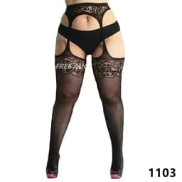 Large Plus Size Lace Stockings Sexy Sheer Over Knee Thigh High Gothic Fishnet Long Socks for Oversized Women XXXXXL Black White