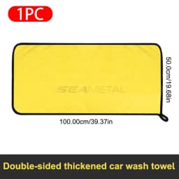 SEAMETAL High-end Microfiber Towel Car Wash Towel Detailing Cleaning Cloth Car Wash Drying Towel Car Absorbent Cleaning Products