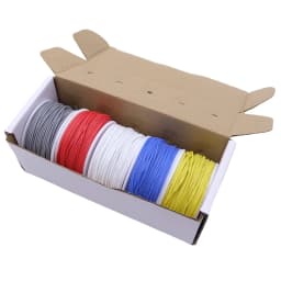 Super Soft Copper Wire Box (5 Colors Mix Kit) Heat Resistant Flexible Silicone 30/28/26/24/22/20AWG Electric Tinned Copper Cable