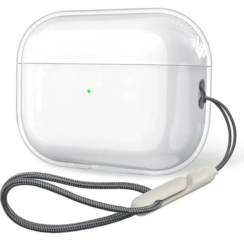 Clear Soft TPU Earphone Case with Lanyard Strap for Airpods Pro 2 3 2nd Generation Air Pods 5 4 1 3rd 2026 Gen Cover Accessories