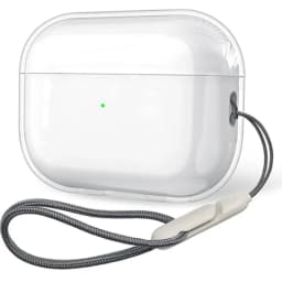 Clear Soft TPU Earphone Case with Lanyard Strap for Airpods Pro 2 3 2nd Generation Air Pods 5 4 1 3rd 2026 Gen Cover Accessories