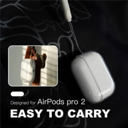 Clear Soft TPU Earphone Case with Lanyard Strap for Airpods Pro 2 3 2nd Generation Air Pods 5 4 1 3rd 2026 Gen Cover Accessories