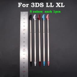 1pcs Metal Telescopic Stylus Plastic Stylus Touch Screen Pen for 2DS 3DS New 2DS LL XL New 3DS XL For NDSL DS Lite NDSi NDS Wii