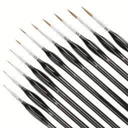 9/10/11/22pcs Fine Detail Paint Brush Set - Sturdy & Precise Miniature Brushes - Ideal for Model & Art Painting