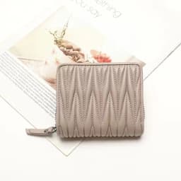 Genuine Lambskin Fold Design Ladies Short Wallet Sheep Leather Women Fashion Trendy Card Holders Coin Purse Wallet Zipper Poucht