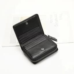 Genuine Lambskin Fold Design Ladies Short Wallet Sheep Leather Women Fashion Trendy Card Holders Coin Purse Wallet Zipper Poucht