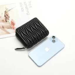 Genuine Lambskin Fold Design Ladies Short Wallet Sheep Leather Women Fashion Trendy Card Holders Coin Purse Wallet Zipper Poucht