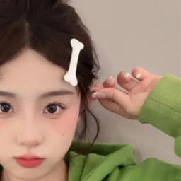 Cartoon Bone Hair Clip Resin Dog Bone Hair Pins Hair Clamps Y2K Hair Accessories for Girls Women Halloween Costume