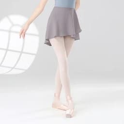 Girls Ballet Skirts Women Dance Short Skirts High Elastic Skirt Ballerina Adult Skate Dancing Yoga Lace Up Chiffon Skirt