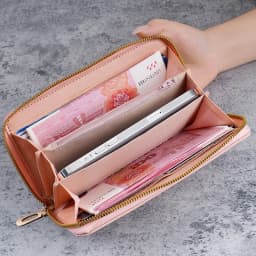 Korean version of the new handbag women's long zipper multi-functional leather wallet large capacity mobile phone wallet