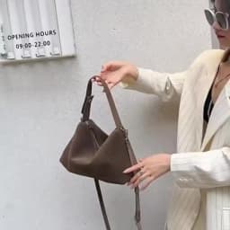 Genuine Grade Autumn Winter Big Boston Luxury Designer Tote Soft Matte Suede Leather Women Handbag Female Shoulder Crossbody Bag