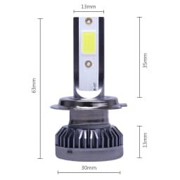 2Pcs LED H4 H7 Car Headlight H1 LED Bulb H8 H11 9005 HB3 9006 HB4 9004 HB1 H3 HB5 H13 Led Lights 20000LM Turbo Lampada 12V