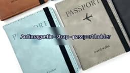 Passport Holder for Travel Essentials Passport Wallet Cover Case for Travel Accessories,Passport Book Holders for Women/Men